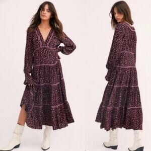 Free People Take a Little Time Midi Dress size XS/ 4